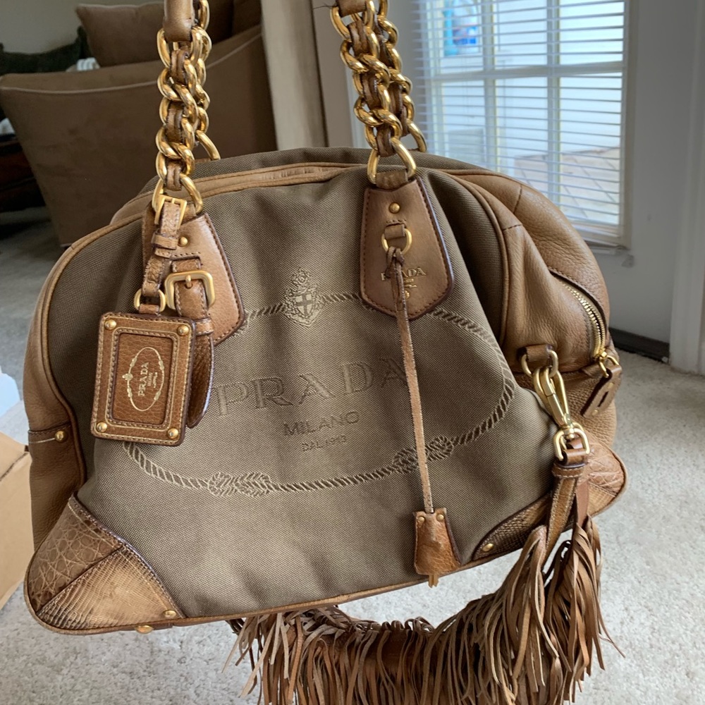 VINTAGE PRADA HOBO - Picture 7 of 7